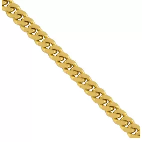 18k Solid Gold Cuban Chain (2.5 mm)