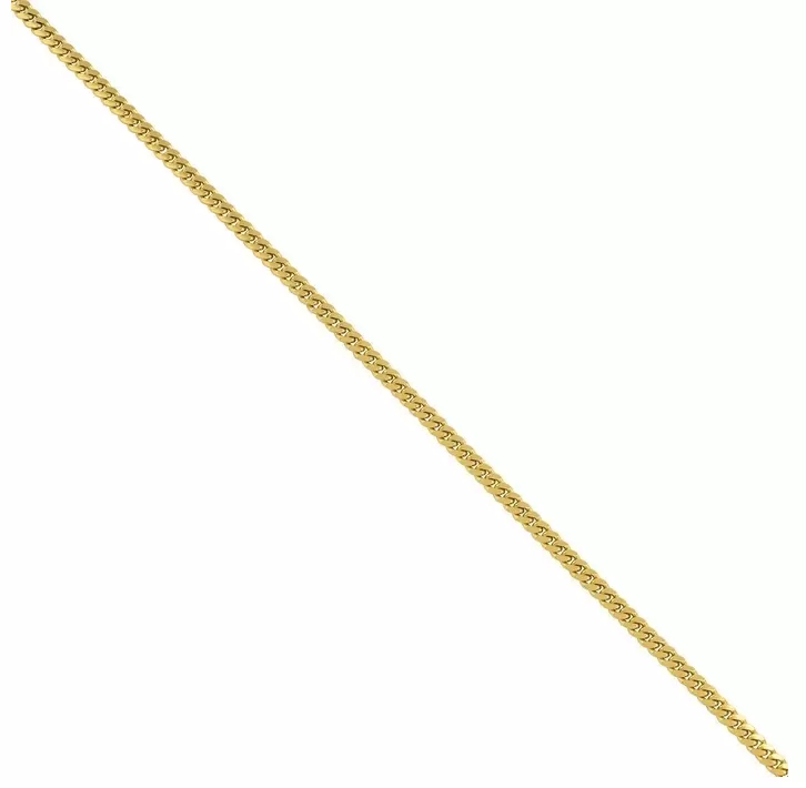 18k Solid Gold Cuban Chain (2.5 mm)