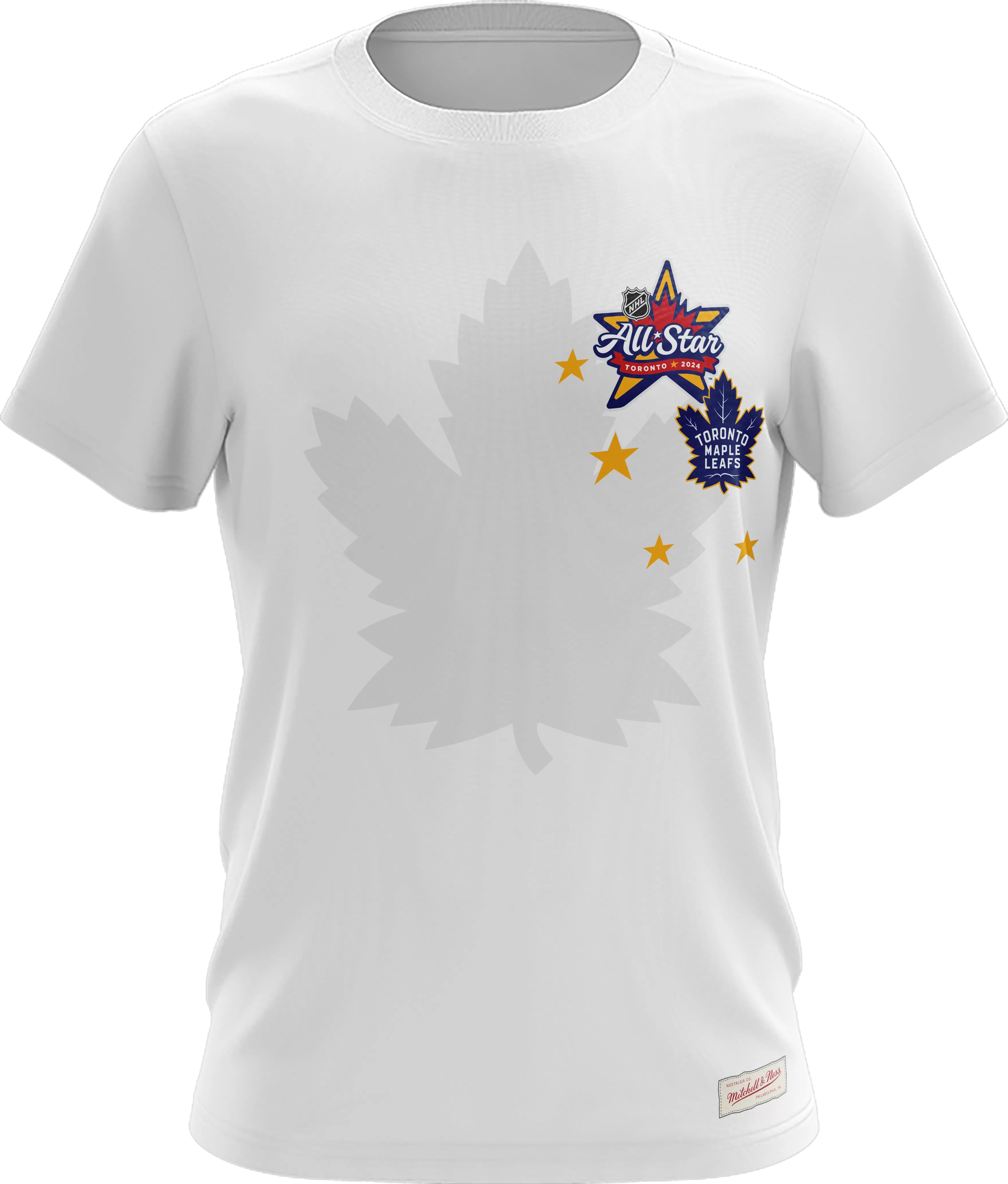 2024 NHL All Star Mitchell & Ness Men's Star Footprint Tee