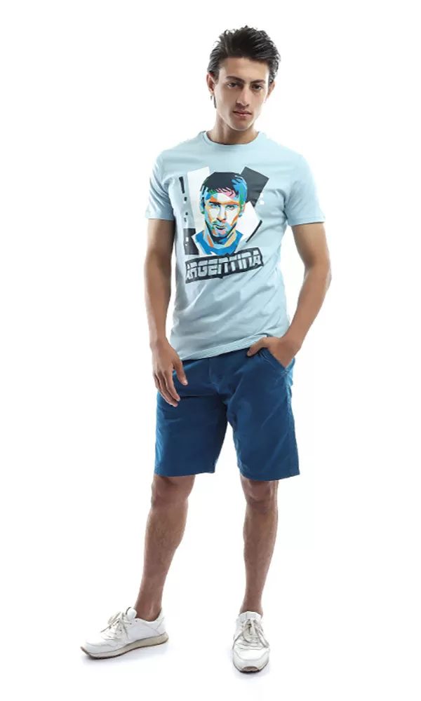 47952 Unisex Argentina World Cup T-Shirt - Light Blue