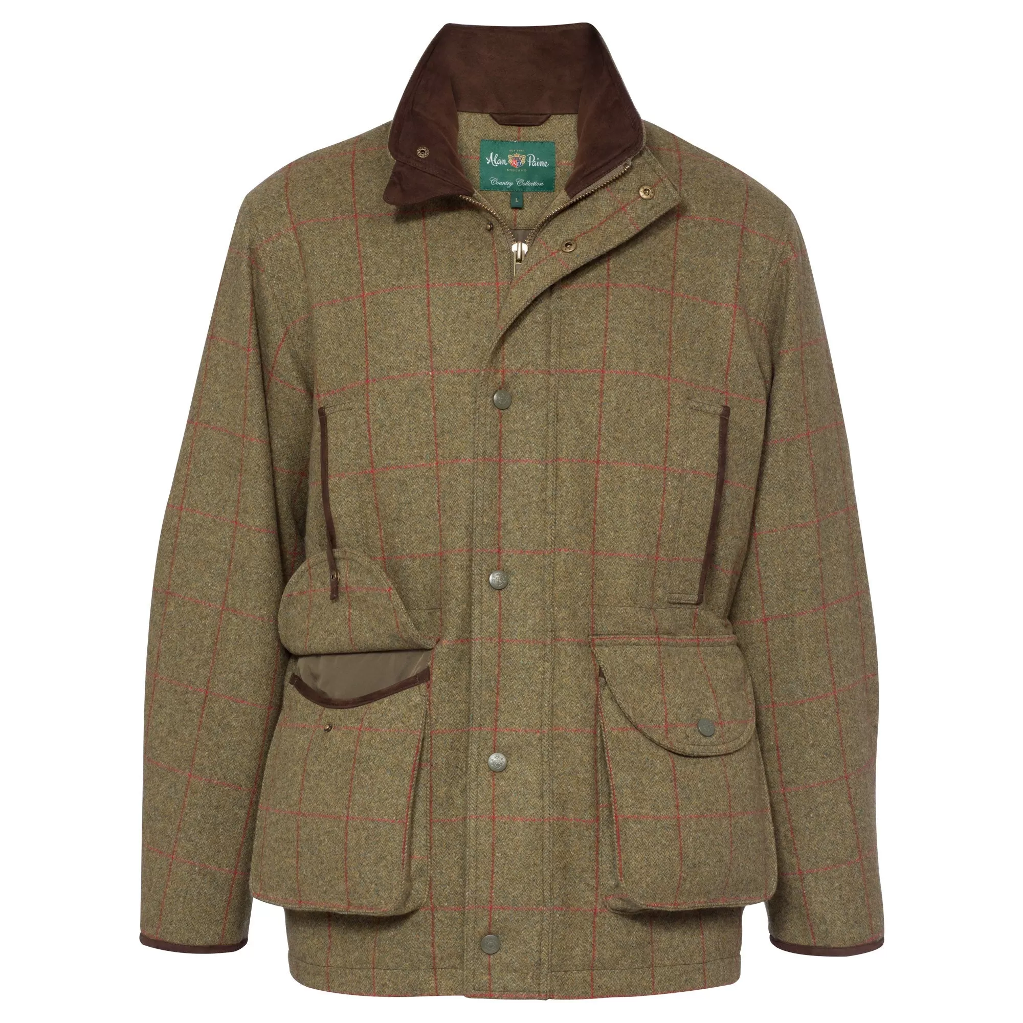 Alan Paine Combrook Field Waterproof Tweed Coat