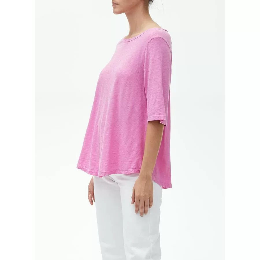 Alora Elbow Sleeve Twist Back Top