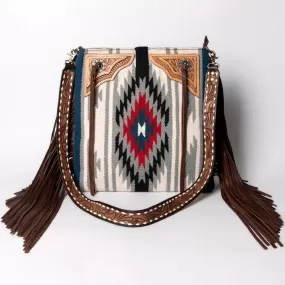 American Darling Conceal Carry Gray/Red Aztec Fringe Bag