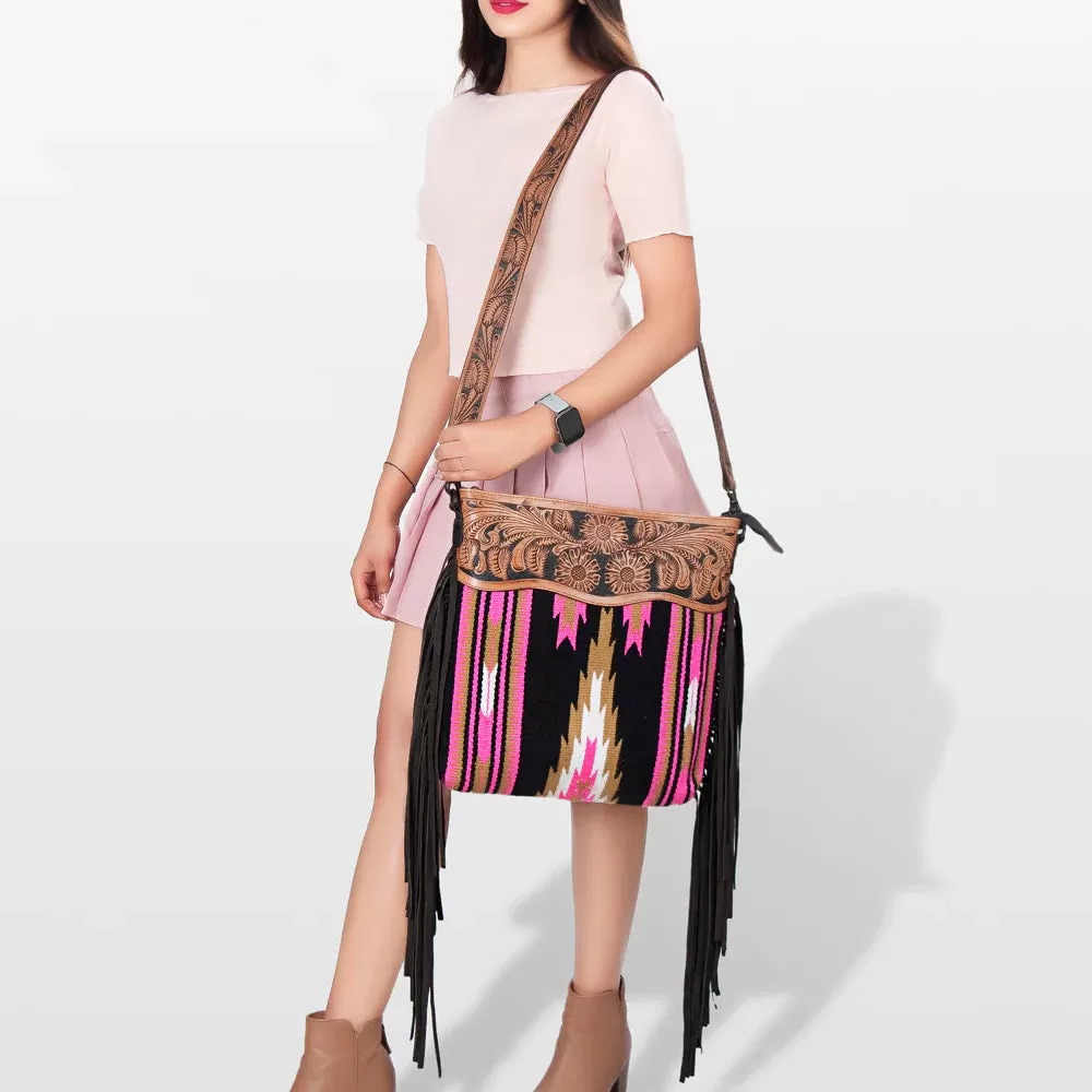 American Darling Hot Pink Aztec Print Bag