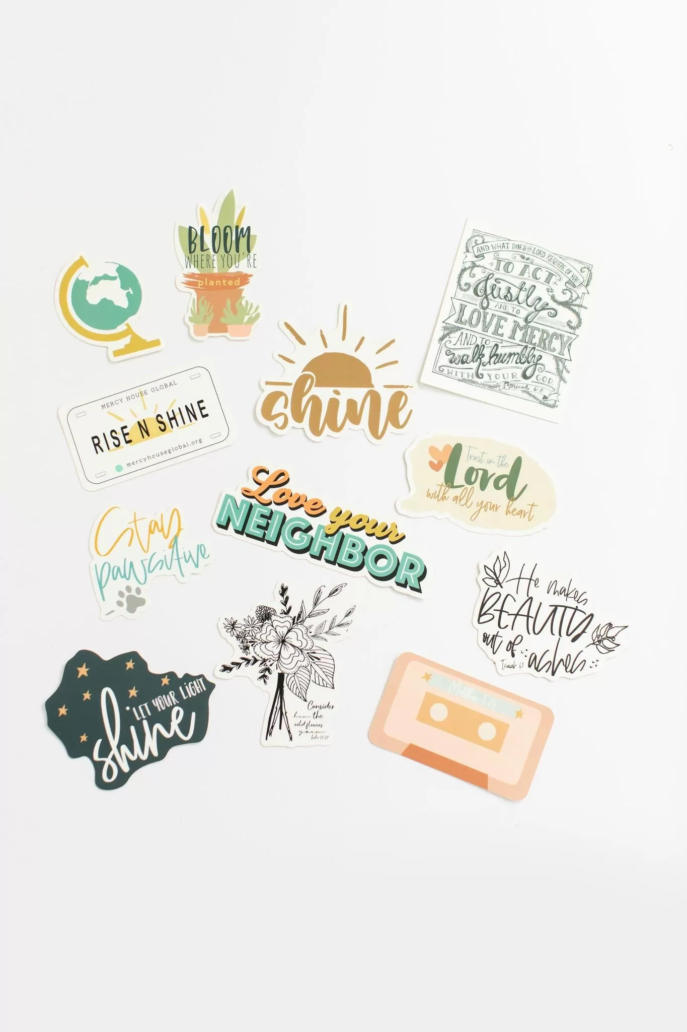 Assorted Sticker Pack | Set of 12