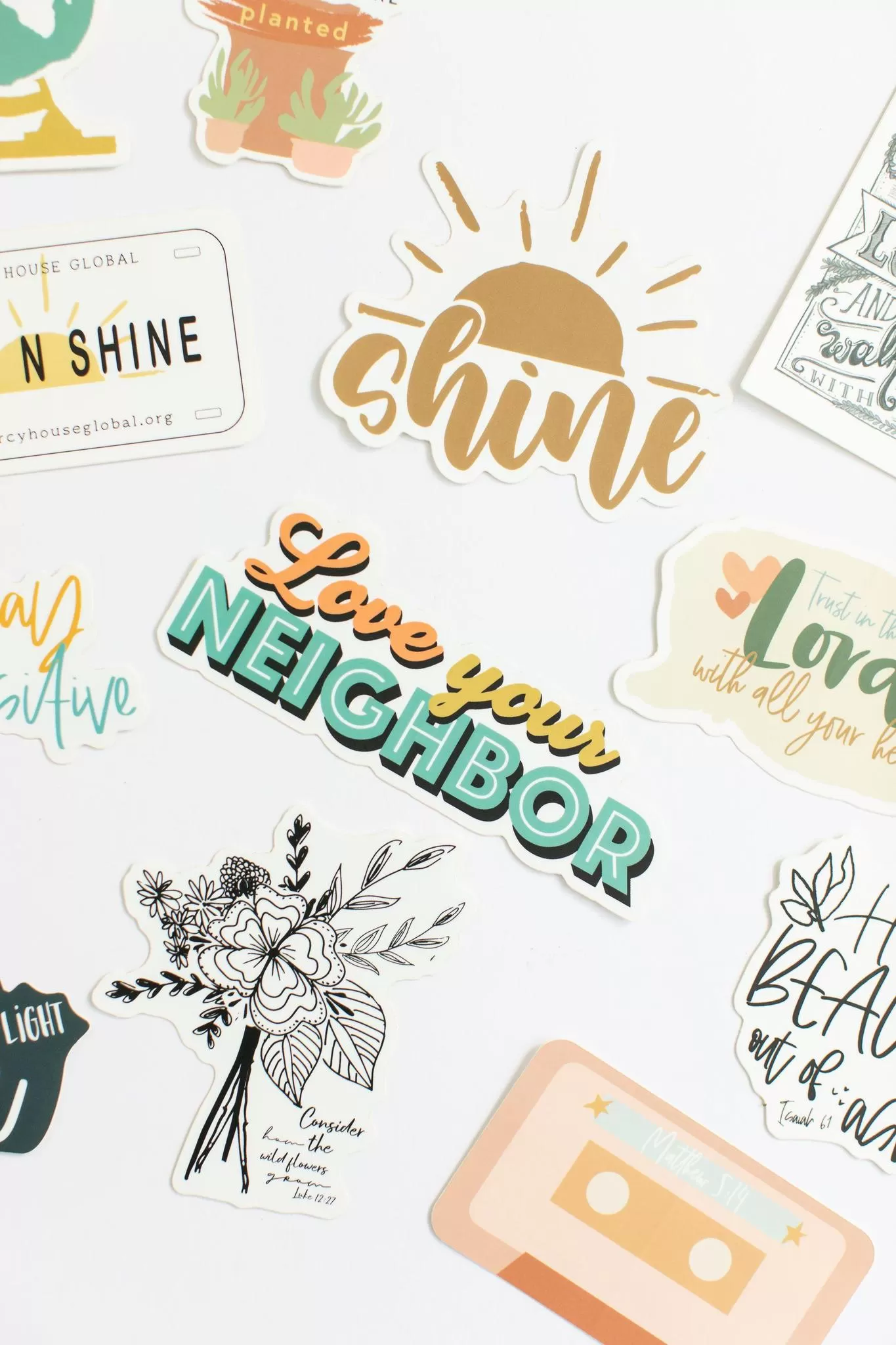 Assorted Sticker Pack | Set of 12