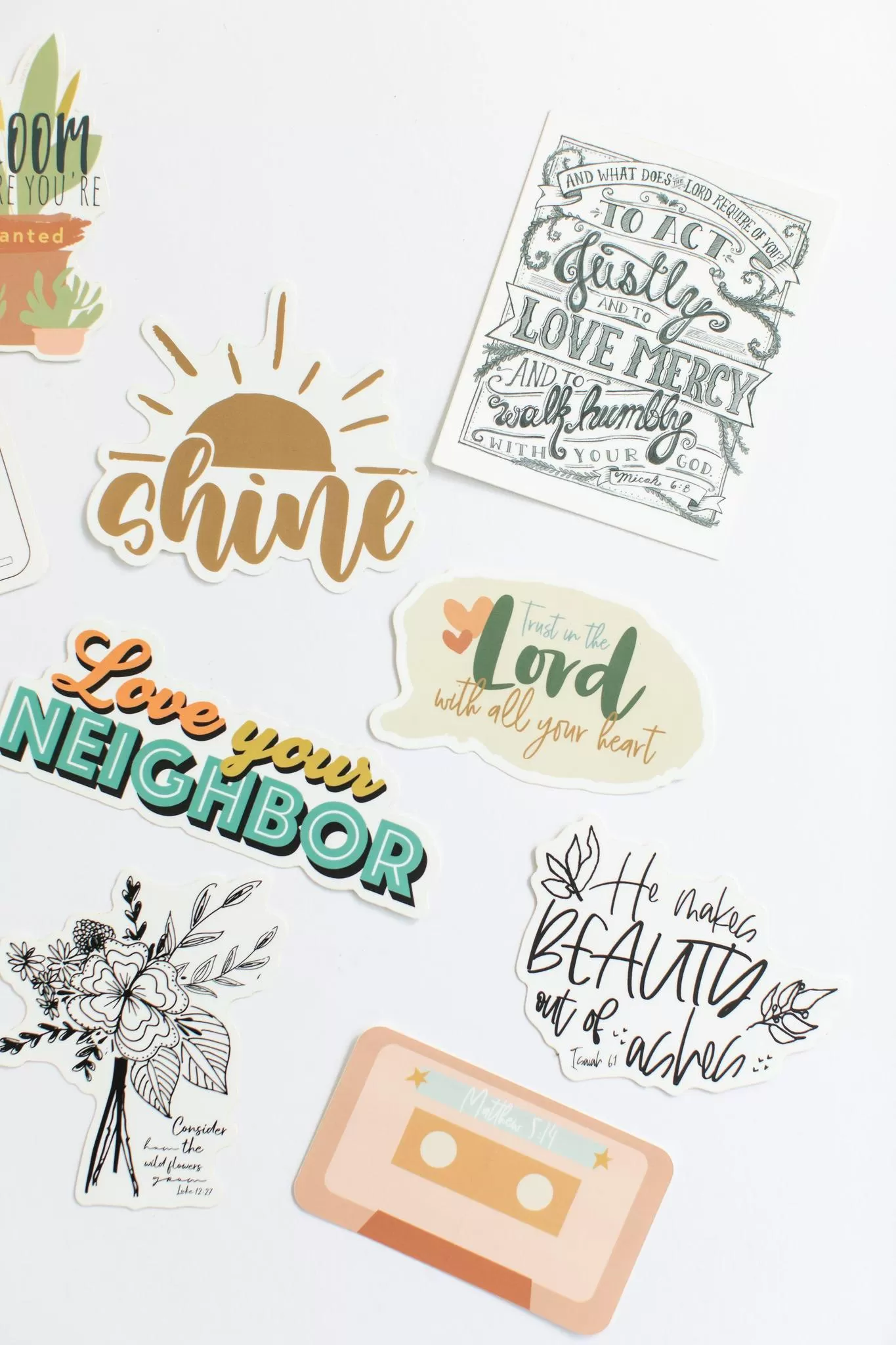 Assorted Sticker Pack | Set of 12