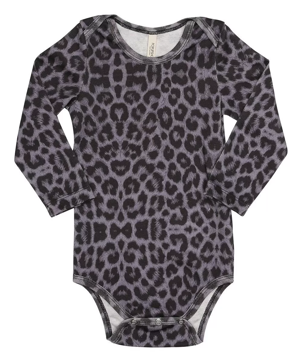 Baby L/Sleeve Bodysuit Blue Leo