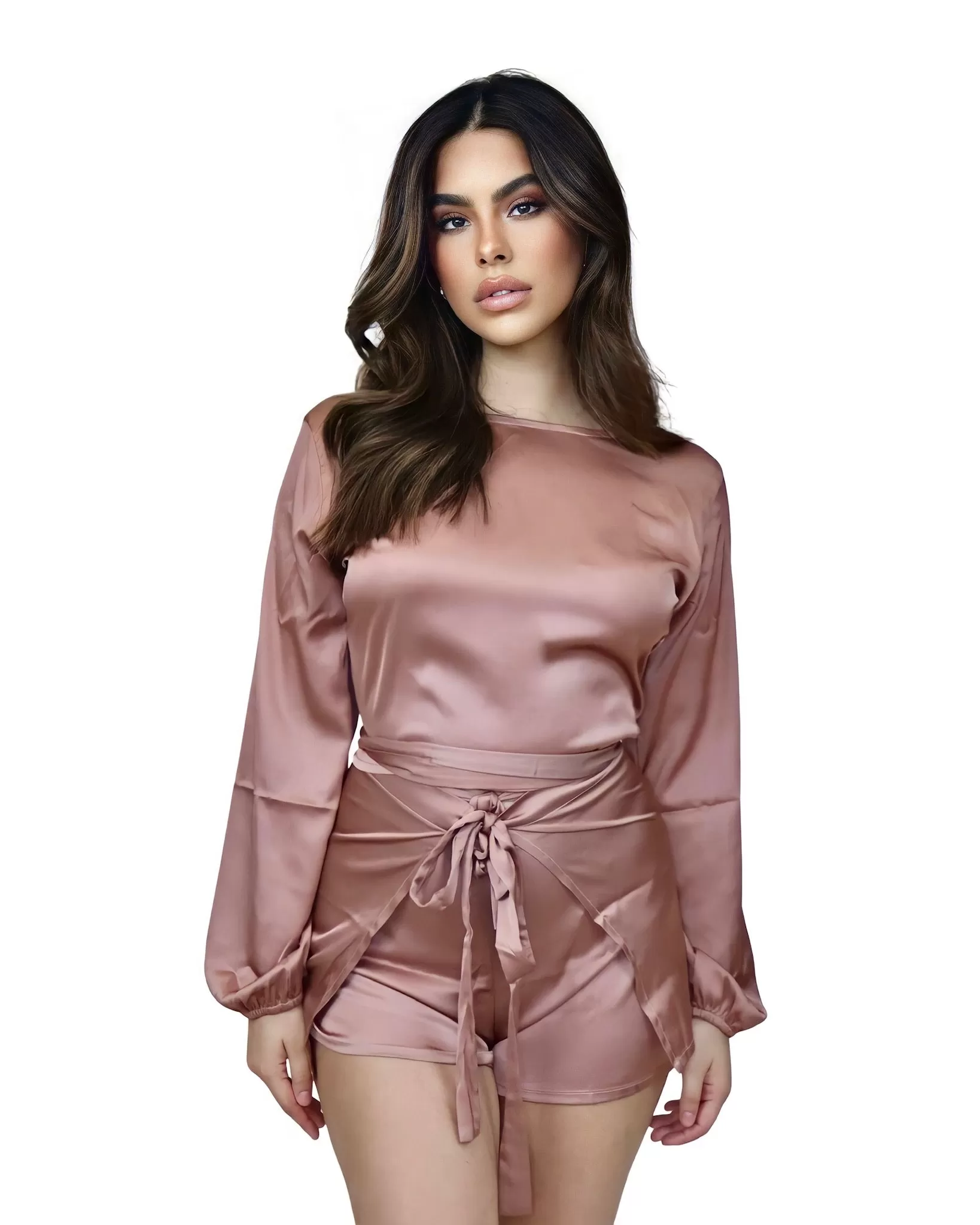 Belle Blouse - Rose Gold