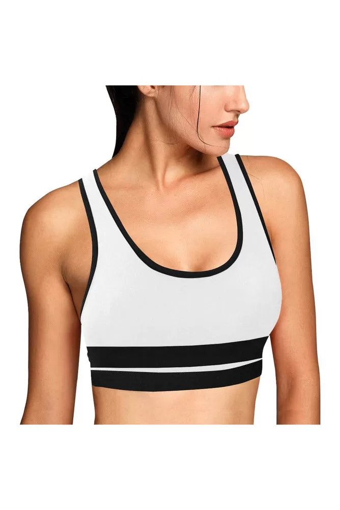 Black Border Sports Bra