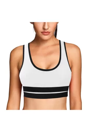 Black Border Sports Bra