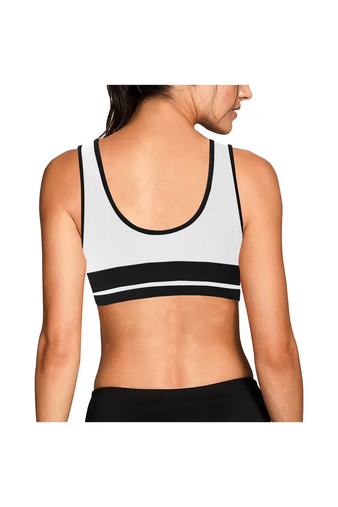 Black Border Sports Bra