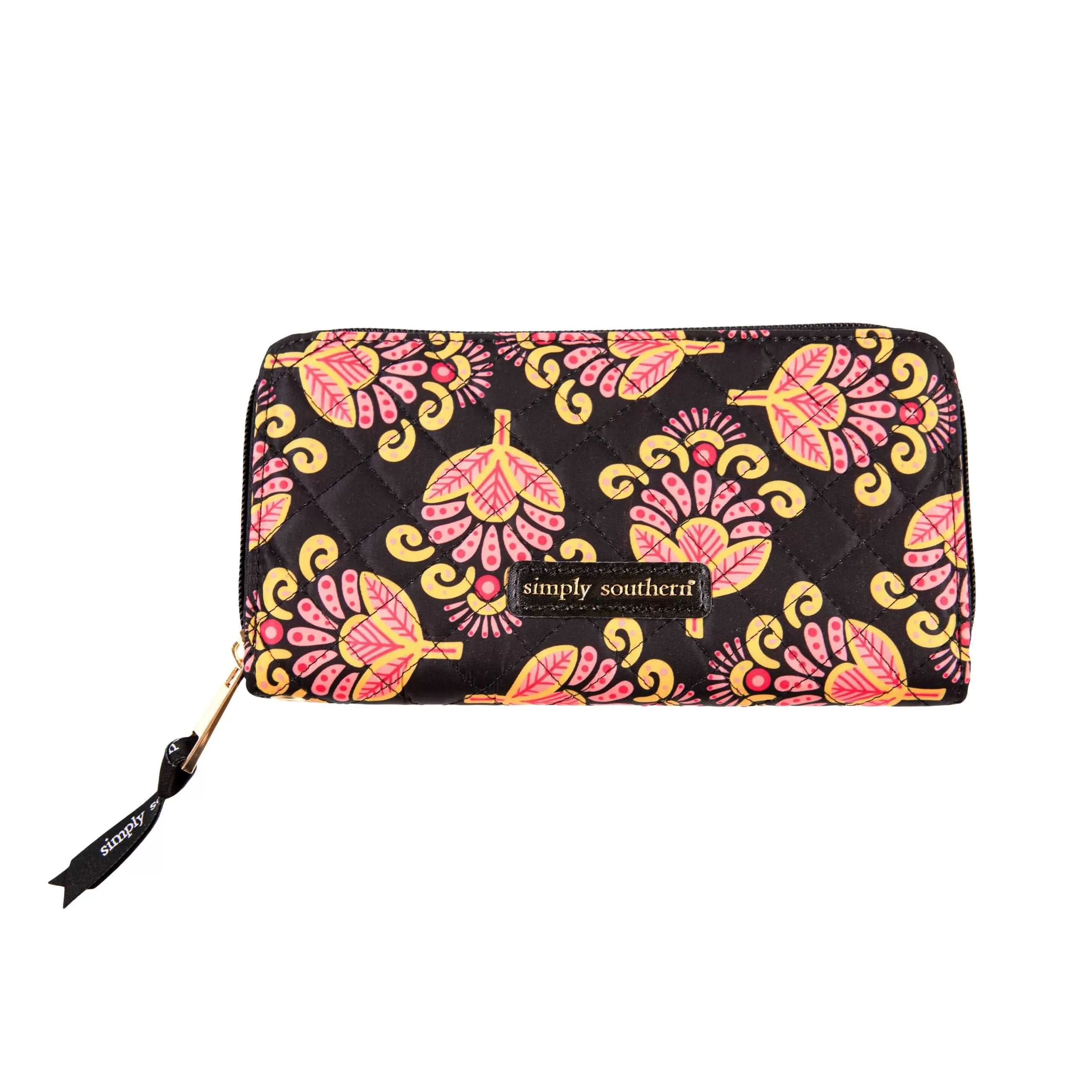 Blossoms Quilted Phone Wallet