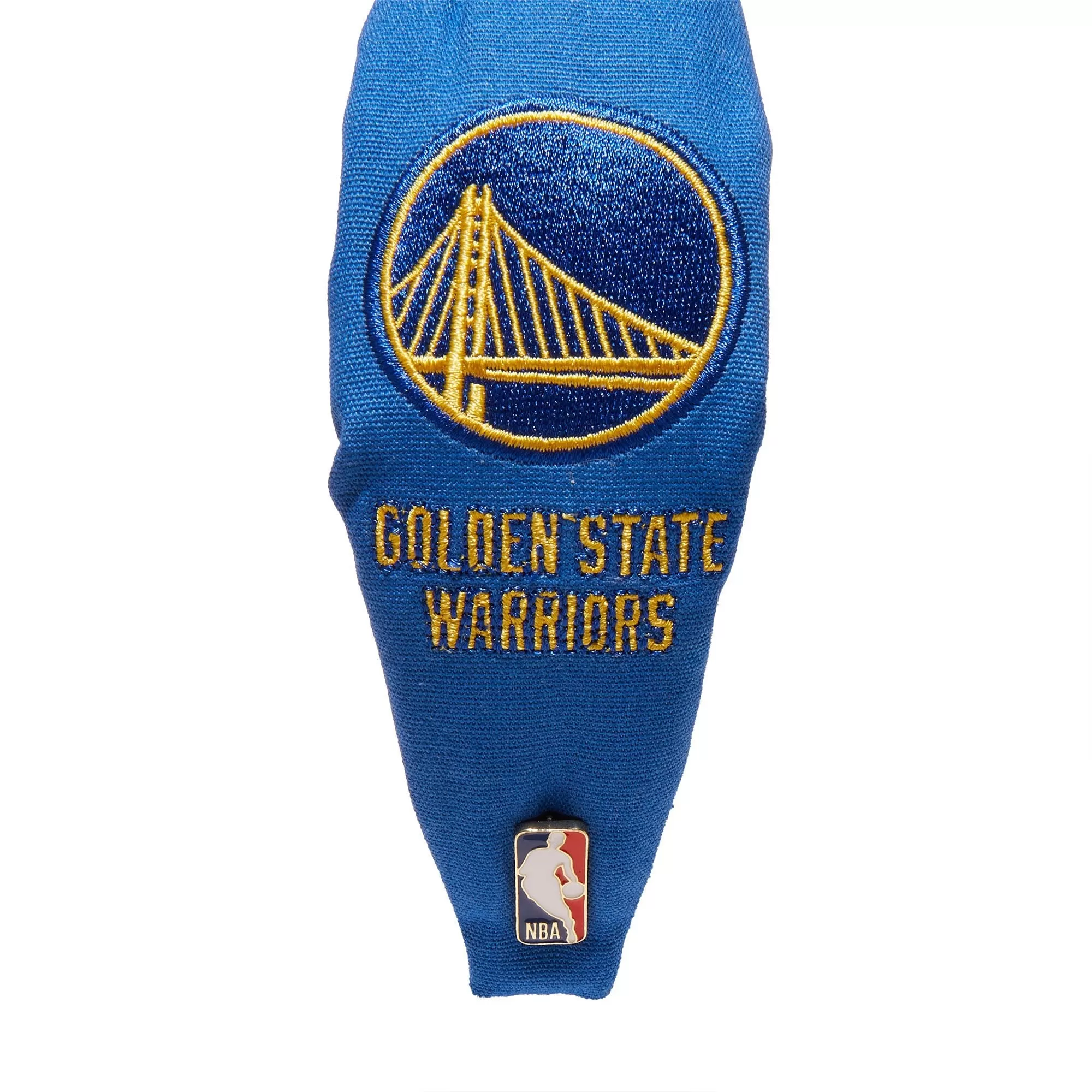 BLUE GOLDEN STATE WARRIORS EMBROIDERED KNOTTED HEADBAND