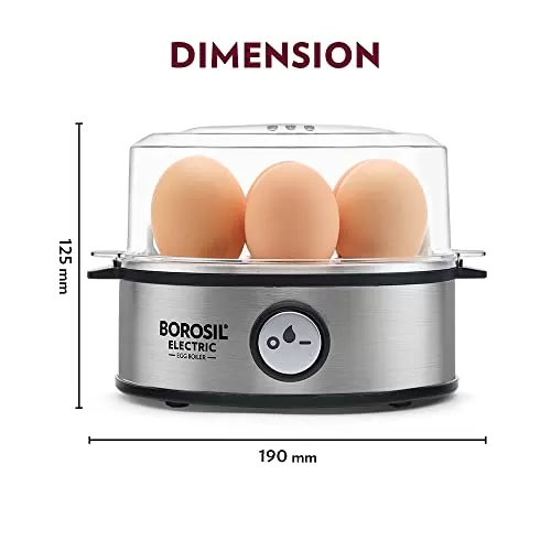 Borosil Electric Egg Boiler, 7 Egg Cooker