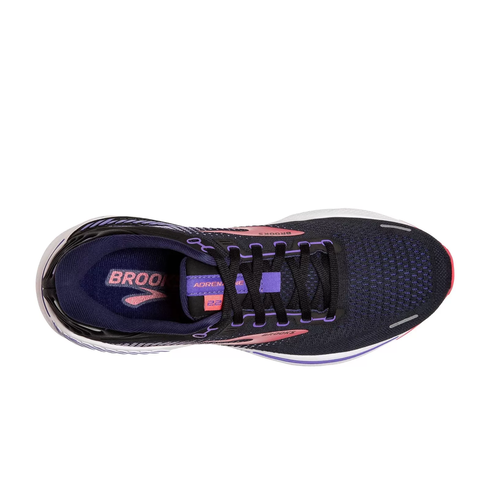 Brooks Adrenaline GTS 22 (Women) - Black/Purple/Coral