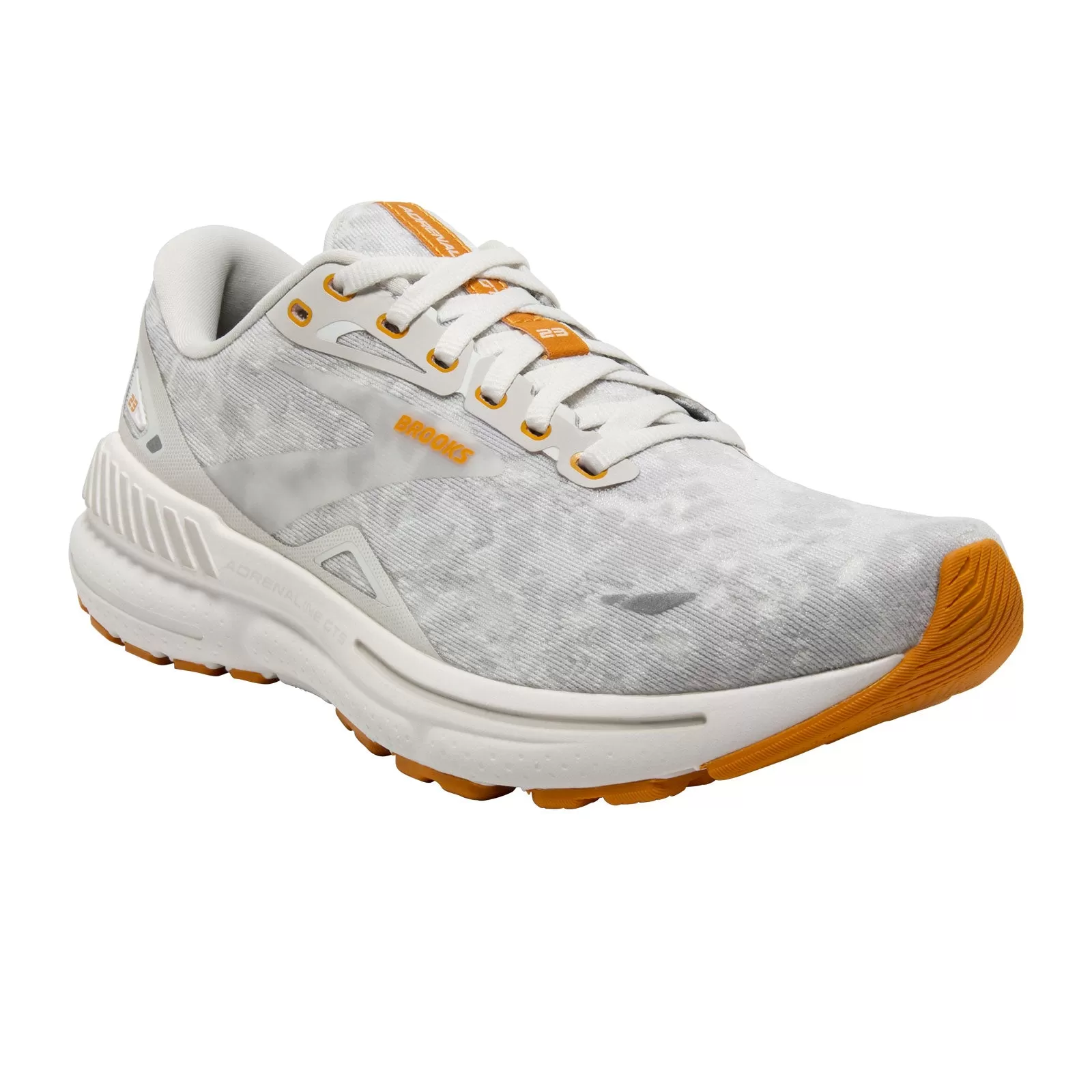 Brooks Adrenaline GTS 23 Camo (Men) - Blanc/Gray/Sunflower