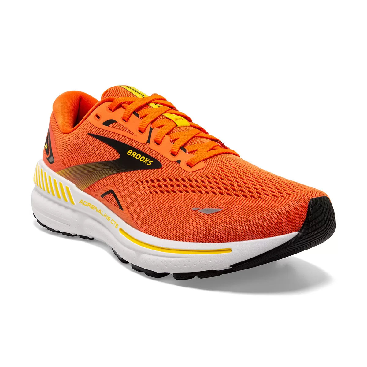 Brooks Adrenaline GTS 23 Mens | Red Orange/black/yellow