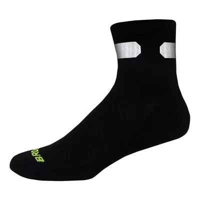 Brooks Carbonite Hi-Viz Quarter Sock