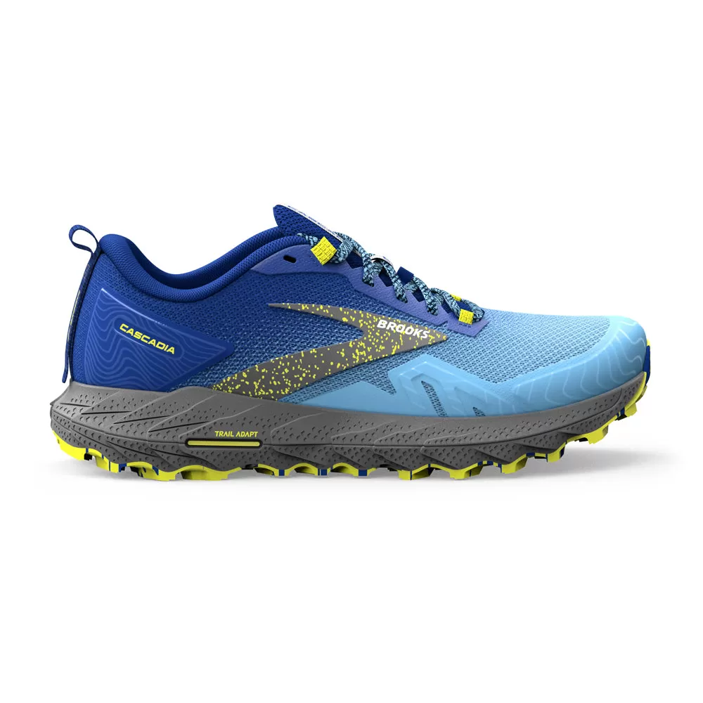 Brooks Cascadia 17 Azul Amarillo