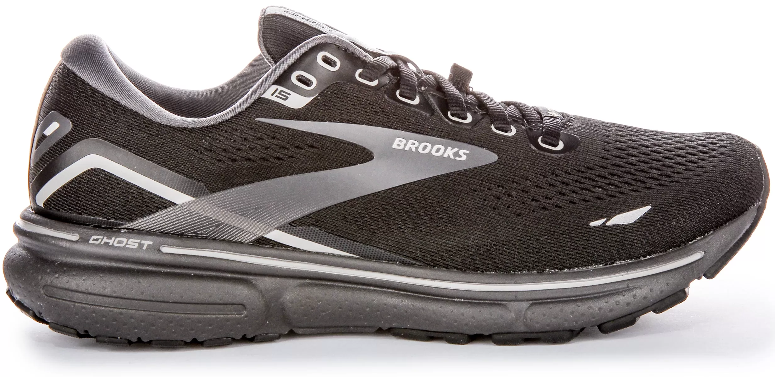 Brooks Ghost 15 GTX In Black For Women | Medium Fit