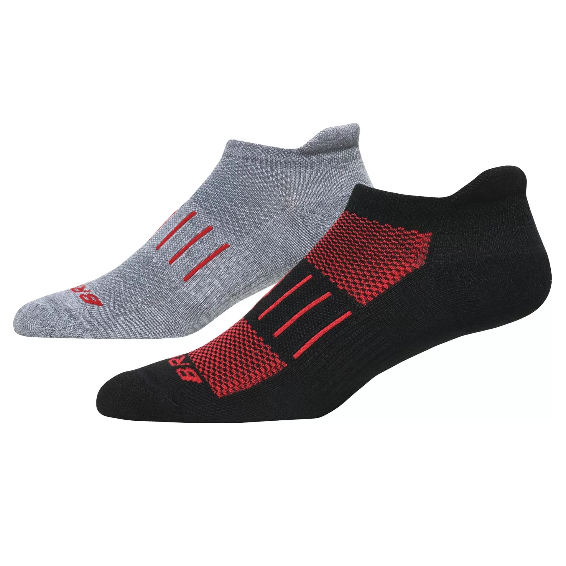 Brooks Ghost Midweight No Show Sock- 2 pack