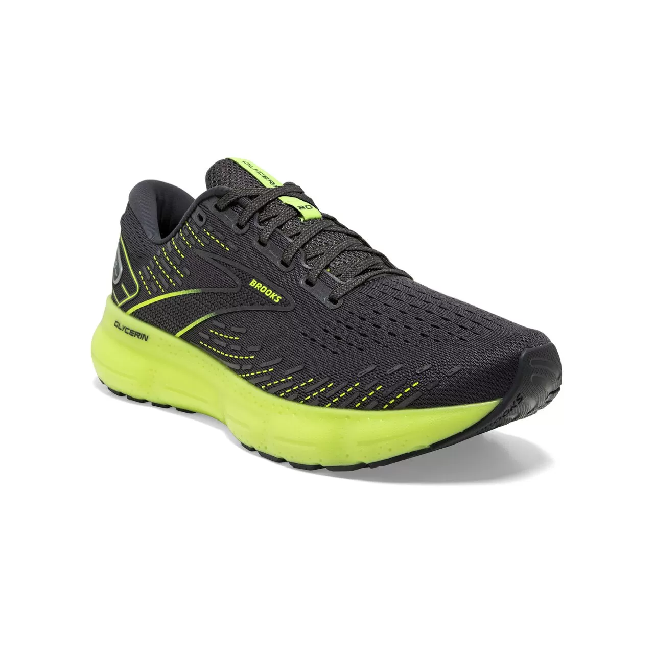 Brooks Glycerin 20 (Mens) - Ebony/Nightlife