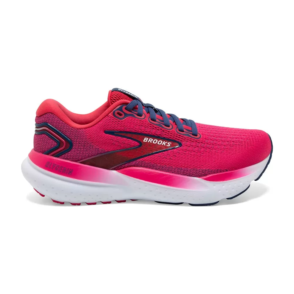 Brooks Glycerin 21 (Womens) - Raspberry/Estate Blue