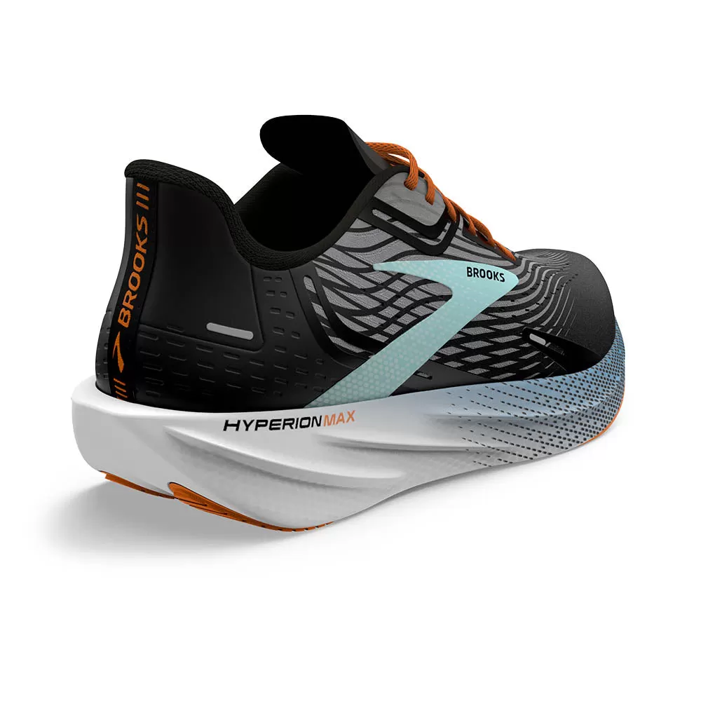 Brooks Hyperion Max (Mens) - Black/Grey/Orange Clown Fish