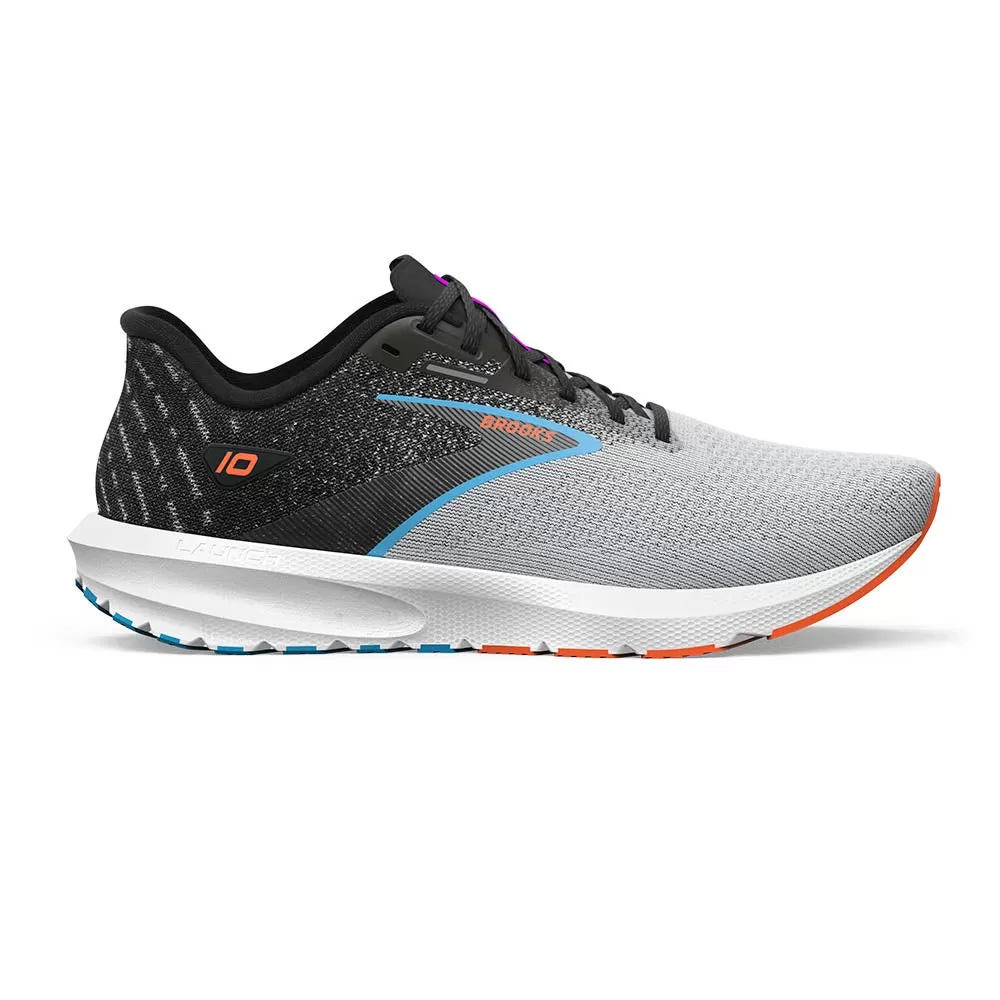 Brooks Launch 10 (Mens) - Black/Grey/Orange Clown Fish