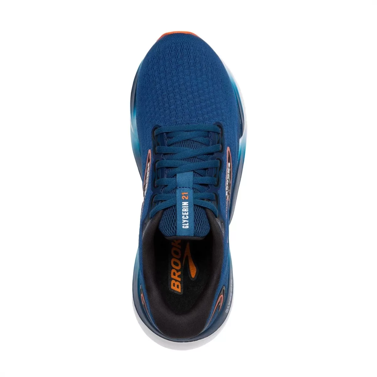 Brooks Men's Glycerine 21 Blue/Orange