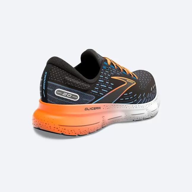 Brooks men's running shoe Glycerin 20 110382 1D 035 black-blue-orange 