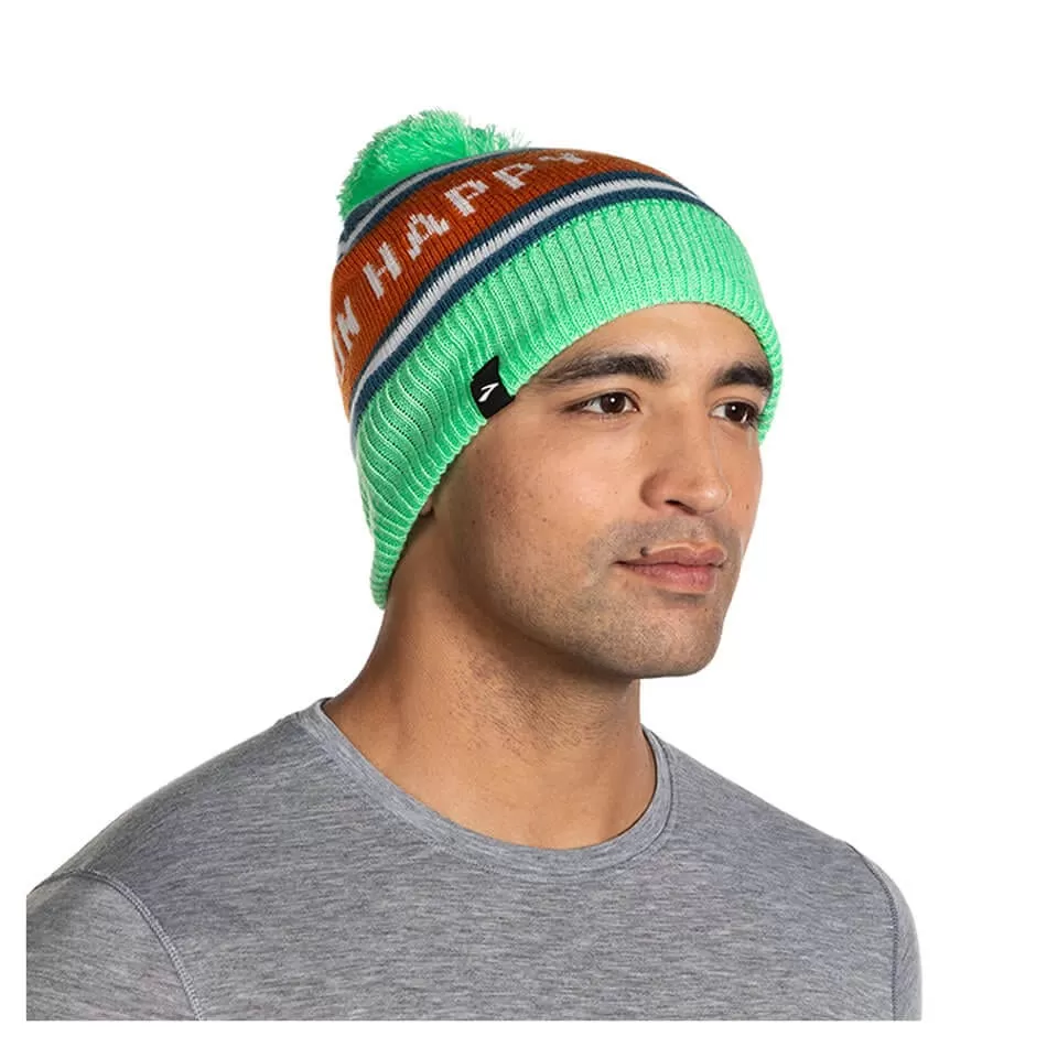 Brooks Unisex Heritage Pom Beanie