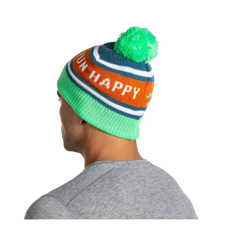 Brooks Unisex Heritage Pom Beanie