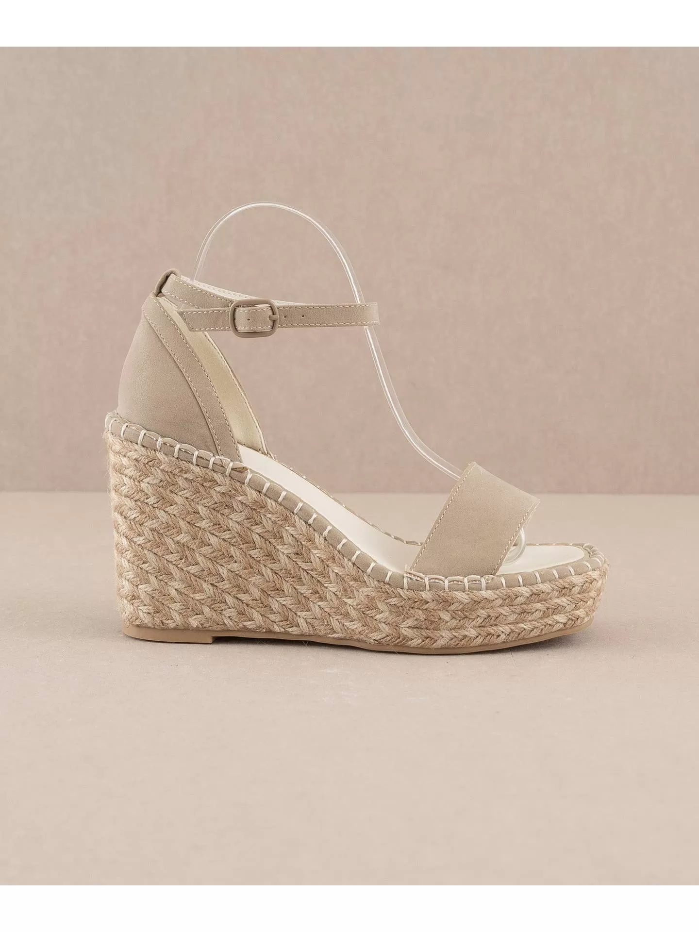 Cam Wedge Heel - Taupe