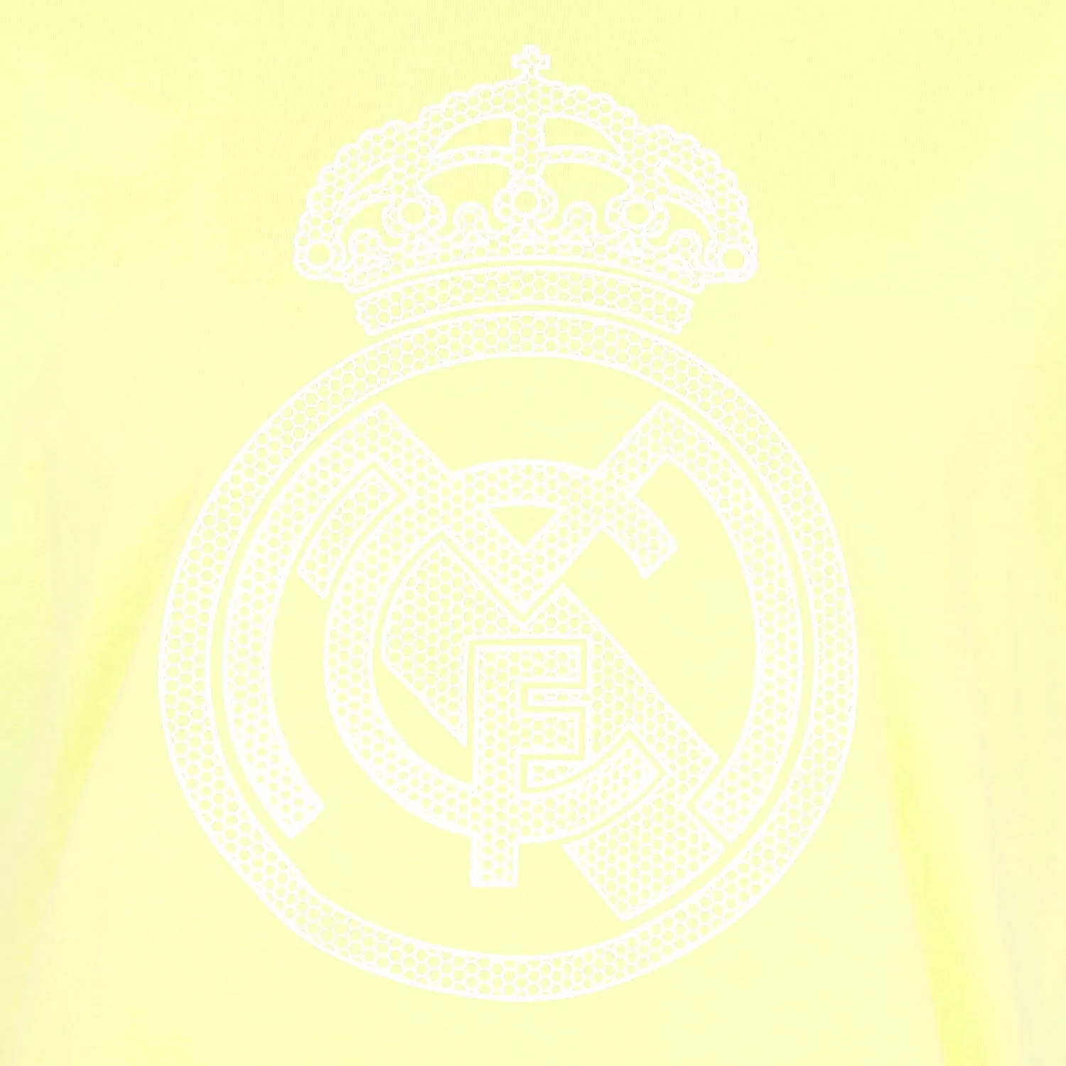 Camiseta Escudo Hombre Lima/Blanca Real Madrid