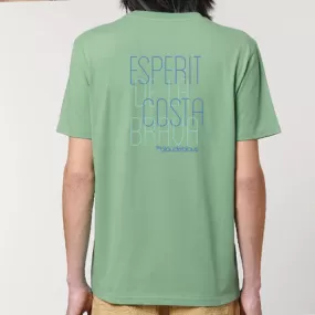 Camiseta ESPERIT DE LA COSTA BRAVA  verde menta  unisex