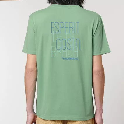 Camiseta ESPERIT DE LA COSTA BRAVA  verde menta  unisex