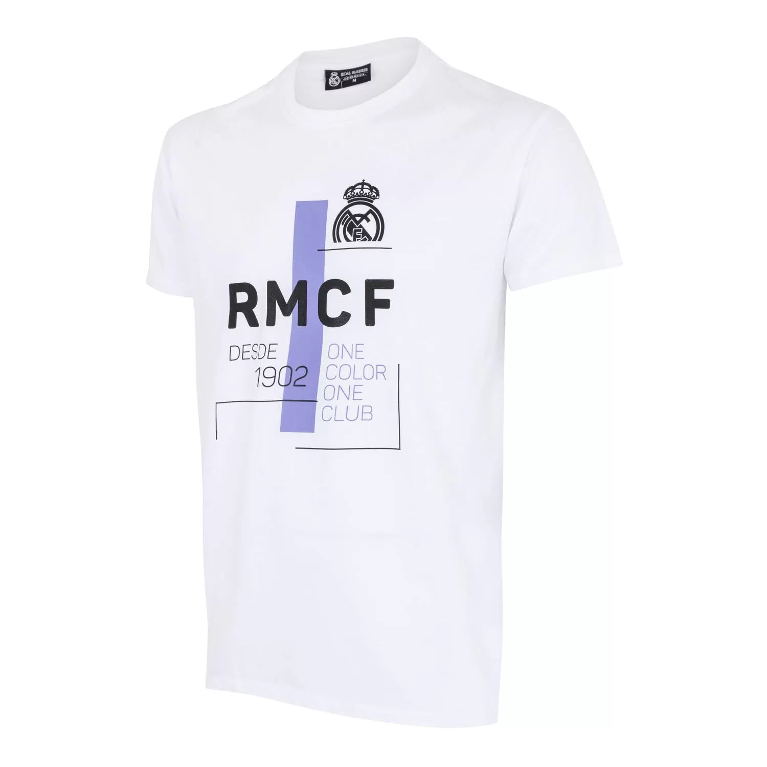 Camiseta Hombre RMCF Blanca/Morada