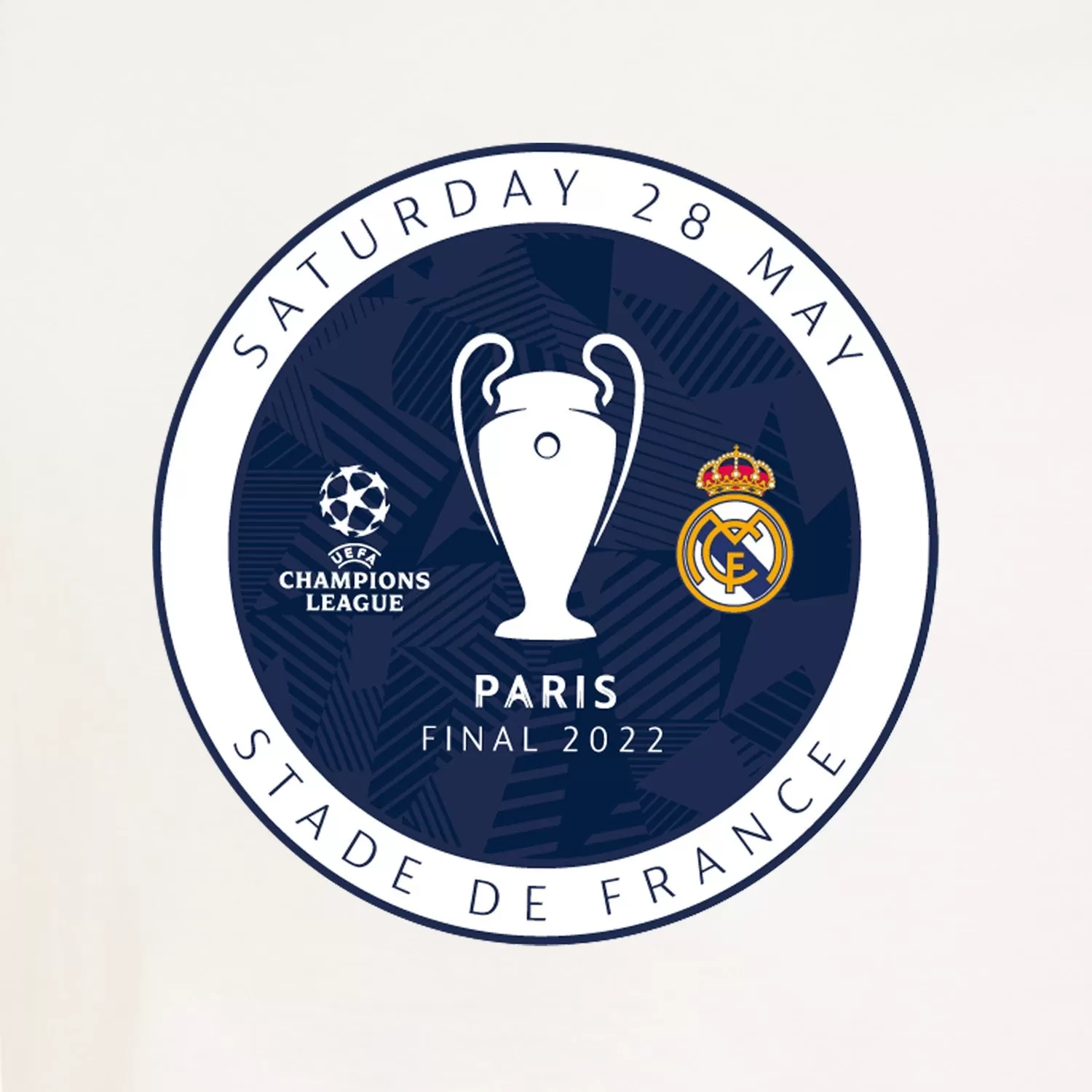 Camiseta Niños UCL Final Paris 2022 Blanca