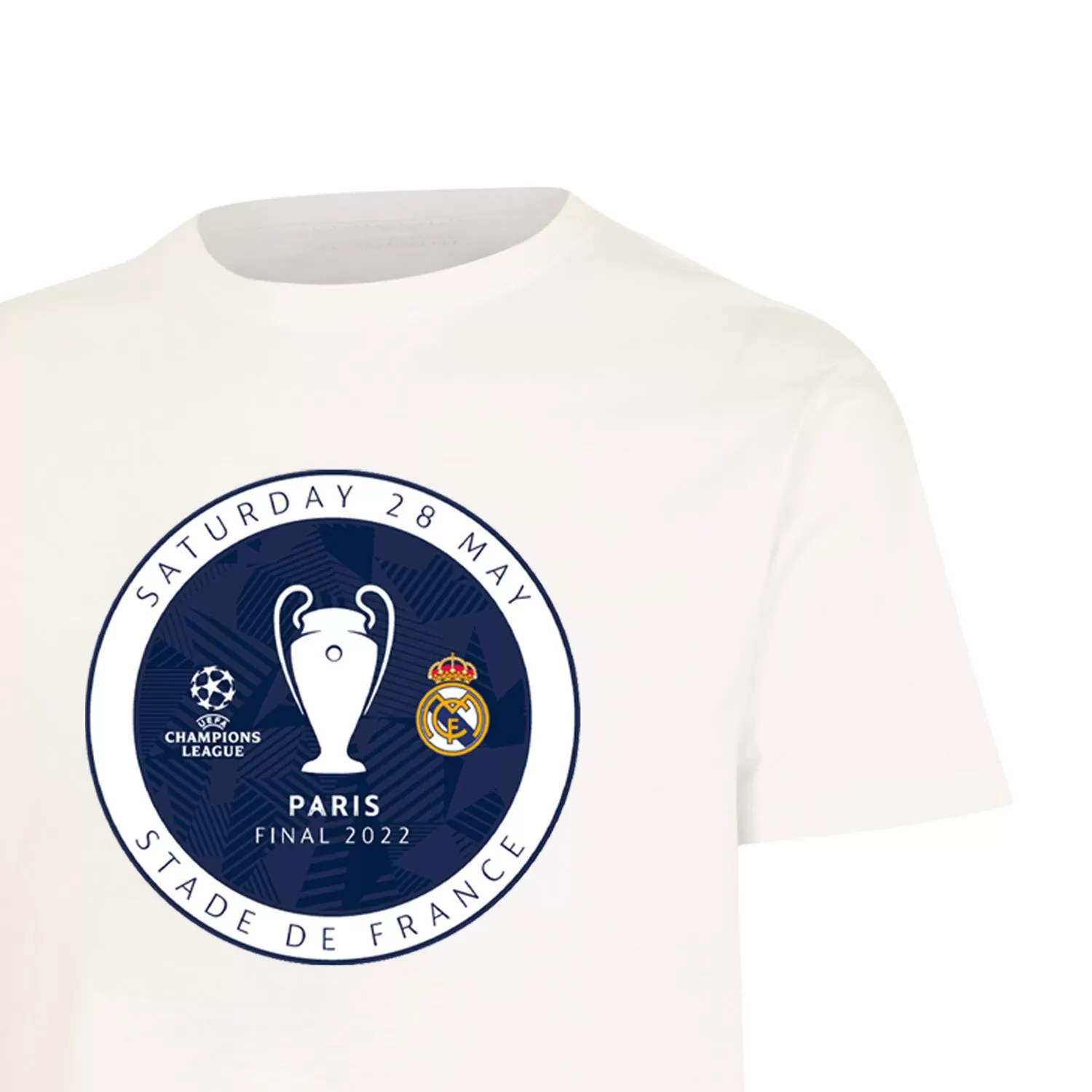 Camiseta Niños UCL Final Paris 2022 Blanca