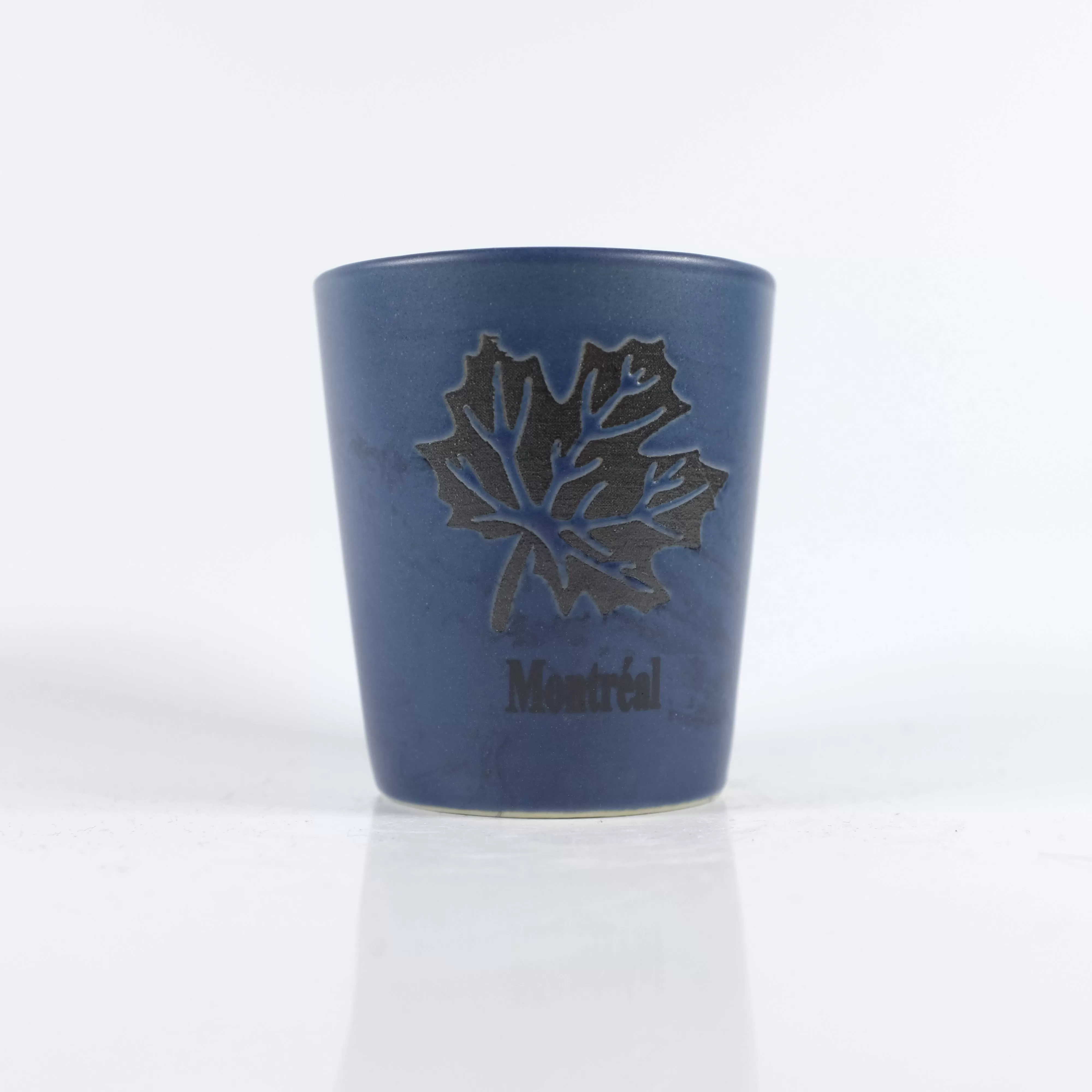 Ceramic Maple Leaf Shot glass.