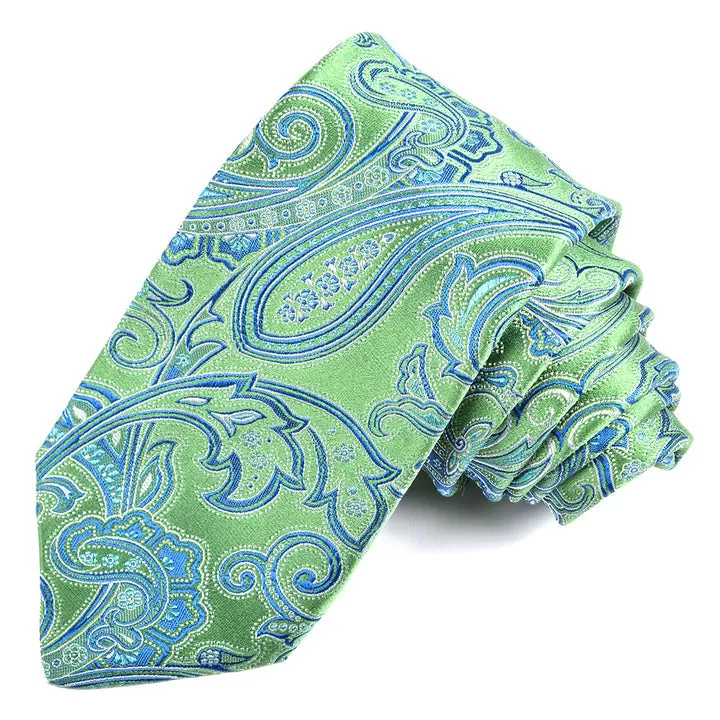 Christian Paul by Sidonio's Silk Woven Jacquard Large Paisley Neck Tie K20739