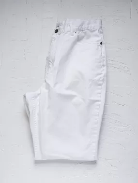 CK White High Rise Jeans