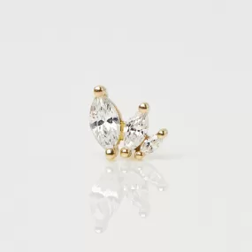 Cosmic Ray Flat Back Earring