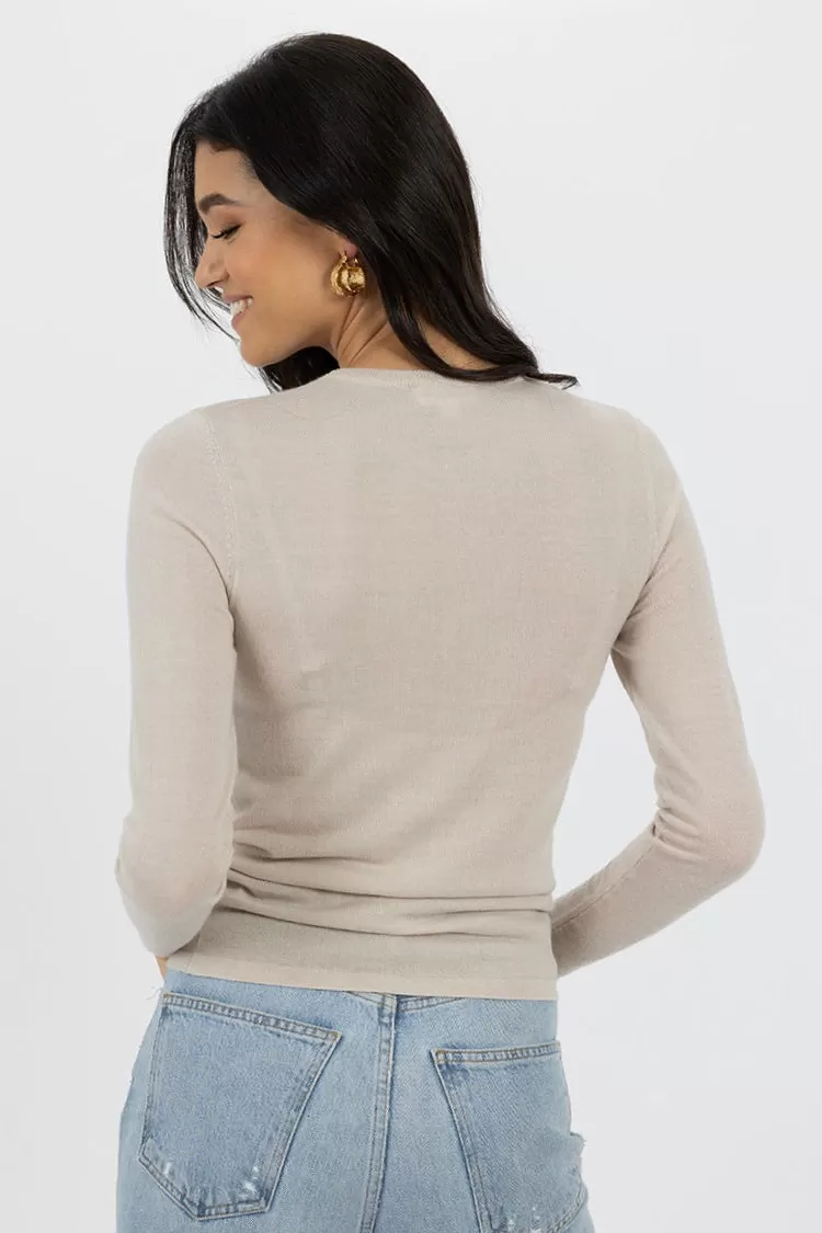 Dakota Stone LS Merino Wool Blend Top