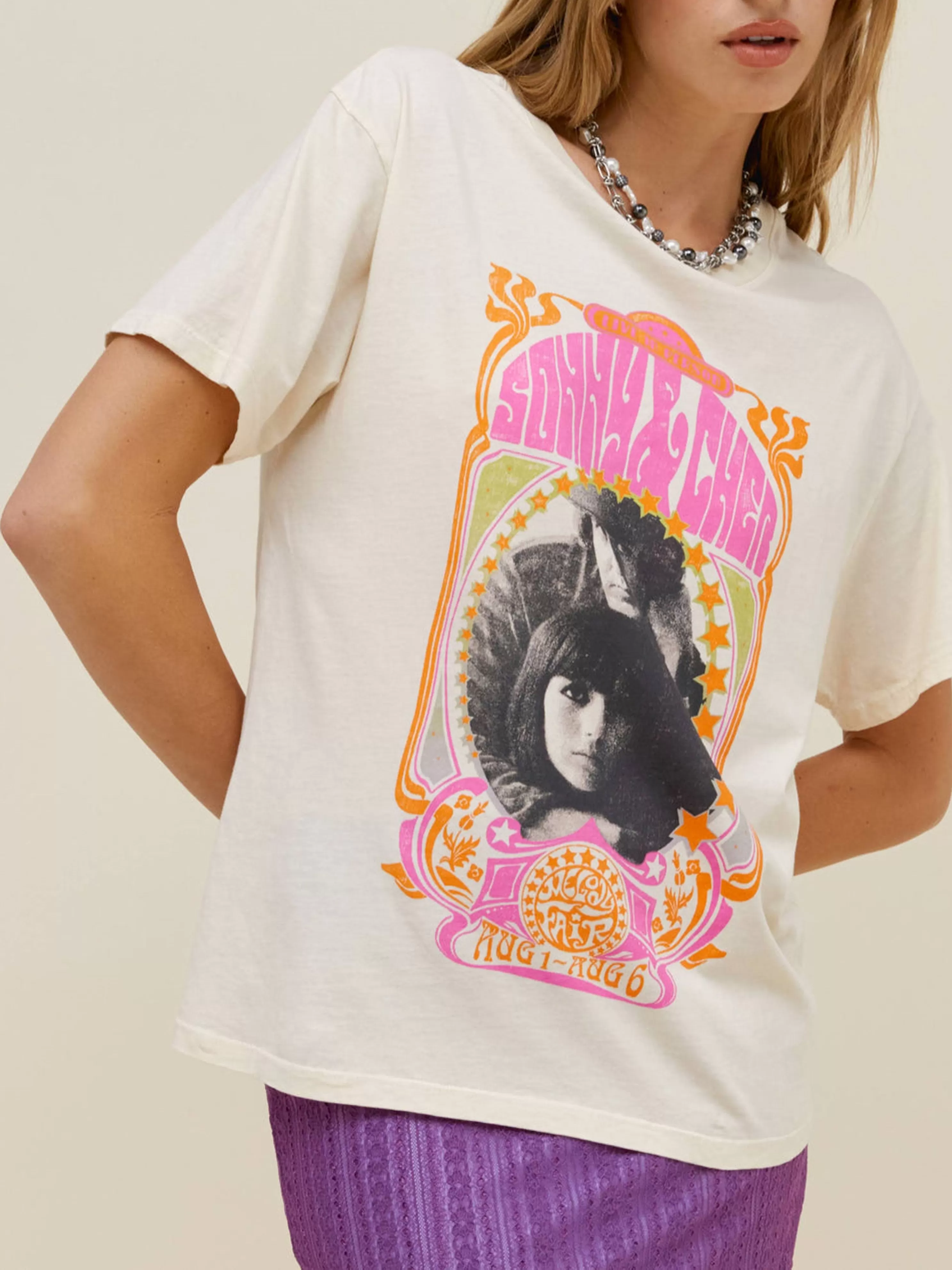 DAYDREAMER Sonny & Cher Melody Fair Boyfriend Tee