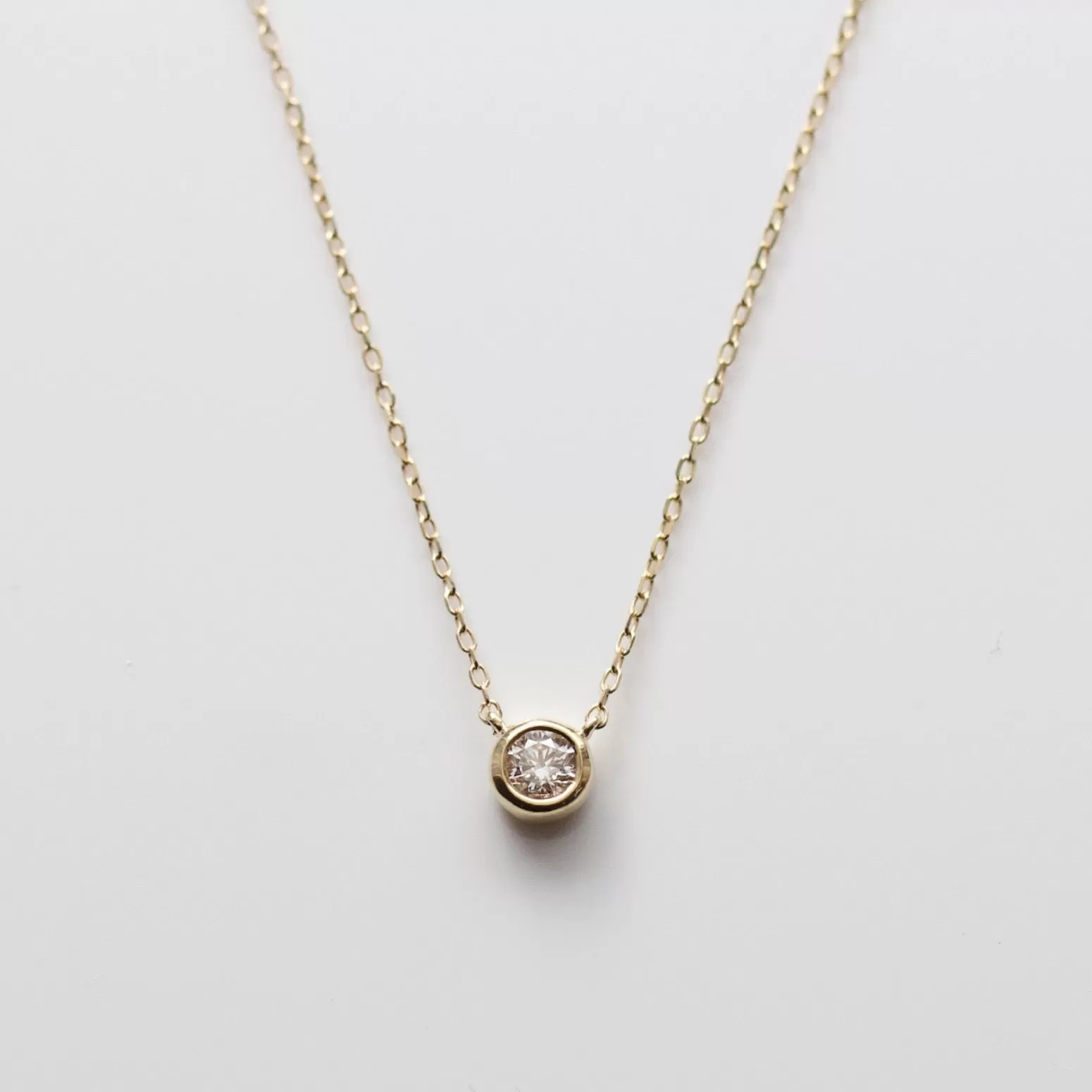 Diamond Solitaire Necklace