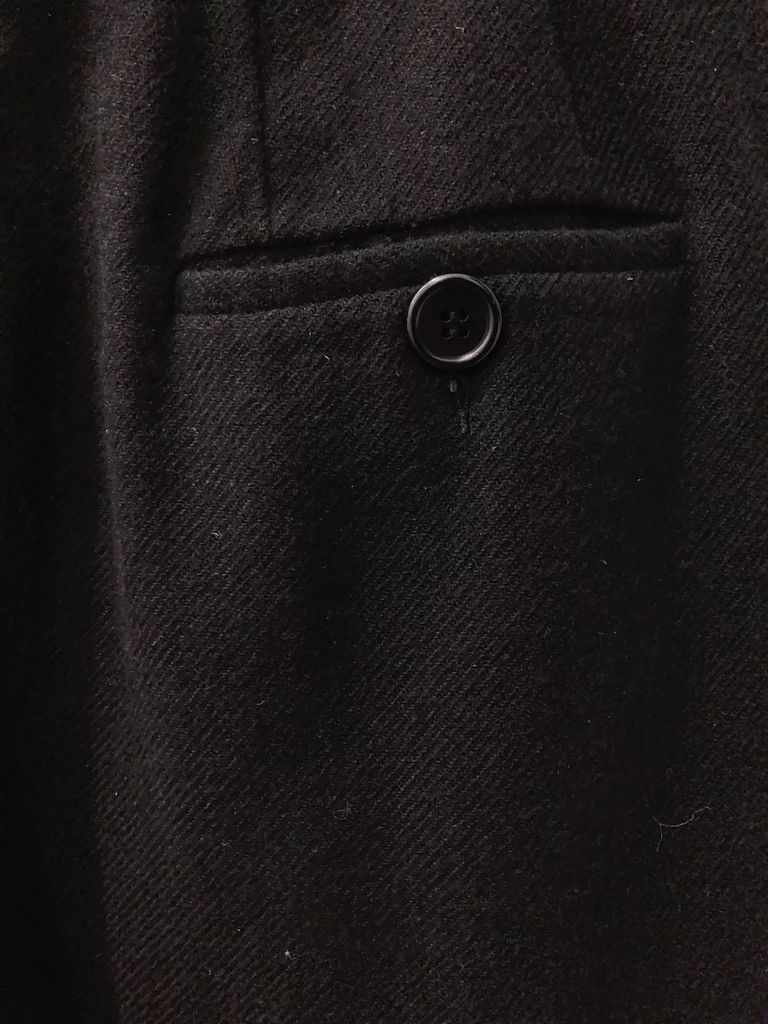 Dirk Bikkembergs 1990s 2000s black wool cashmere pleated trousers