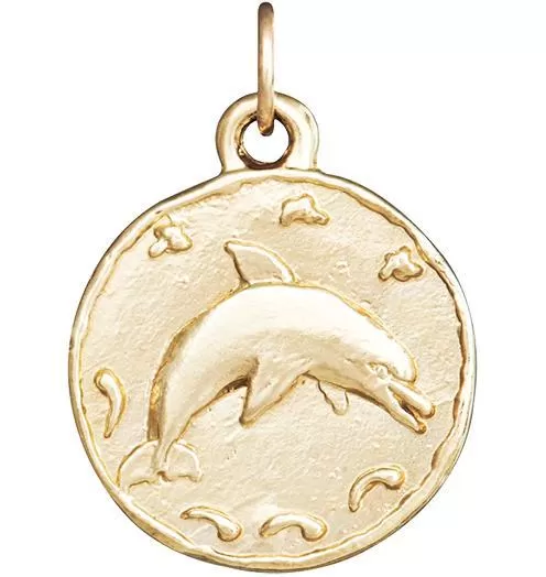 Dolphin Coin Charm